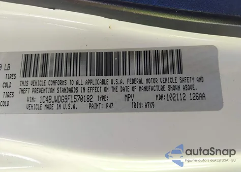 2015 Jeep Wrangler Unlimited Sport z USA, uszkodzony, nr VIN 1C4BJWDG9FL570182